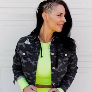 NWOT Celestial Bodiez Black Camo Jacket